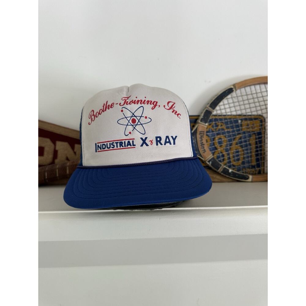 Vintage Boothe Training Industrial X Ray 80s Trucker Snapback Hat